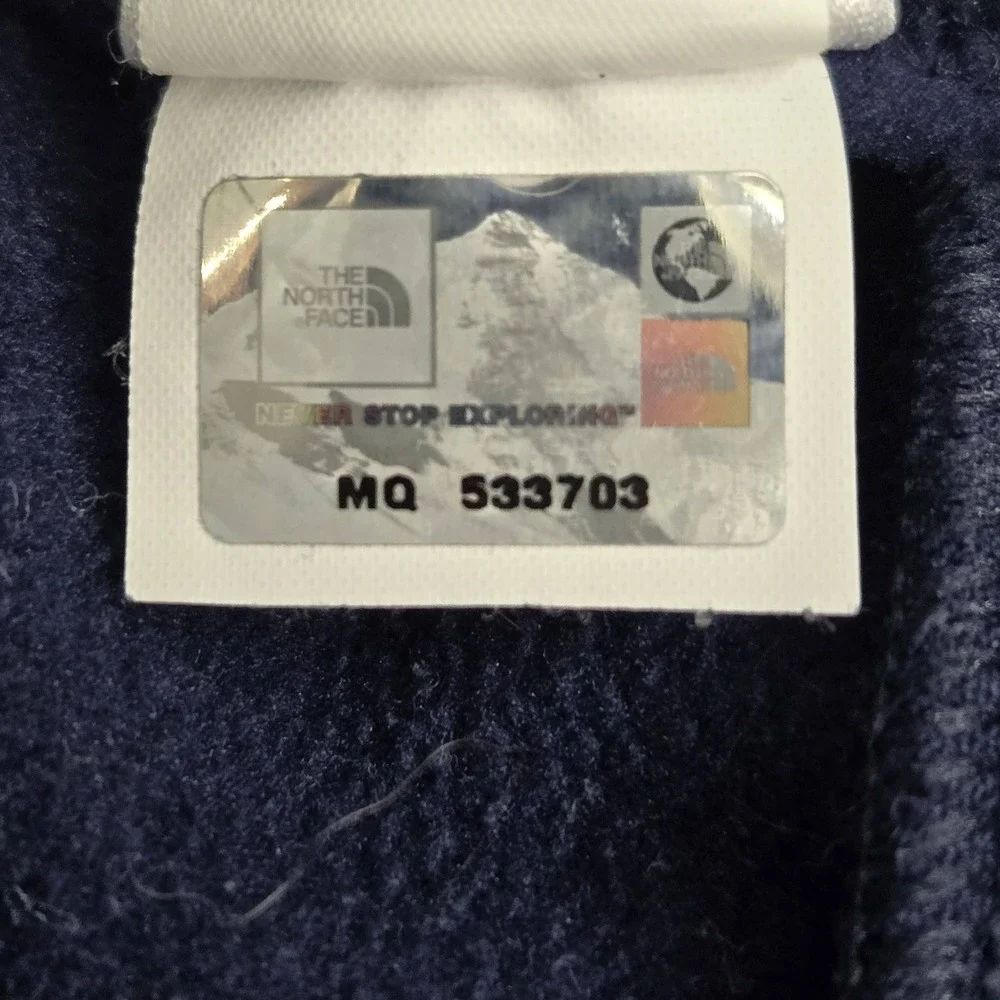 The North Face Men Hoodie M‎ Navy Graphic Print Fleece Run Chicago Activewear